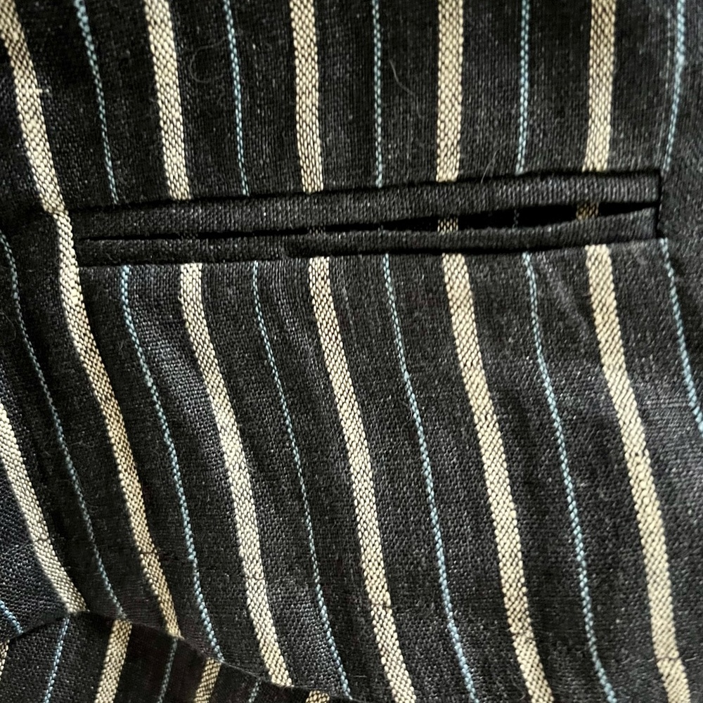 Harve Benard Blue Striped Vest - Picture 2 of 3